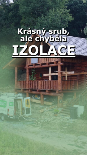 Krásný srub bez izolace